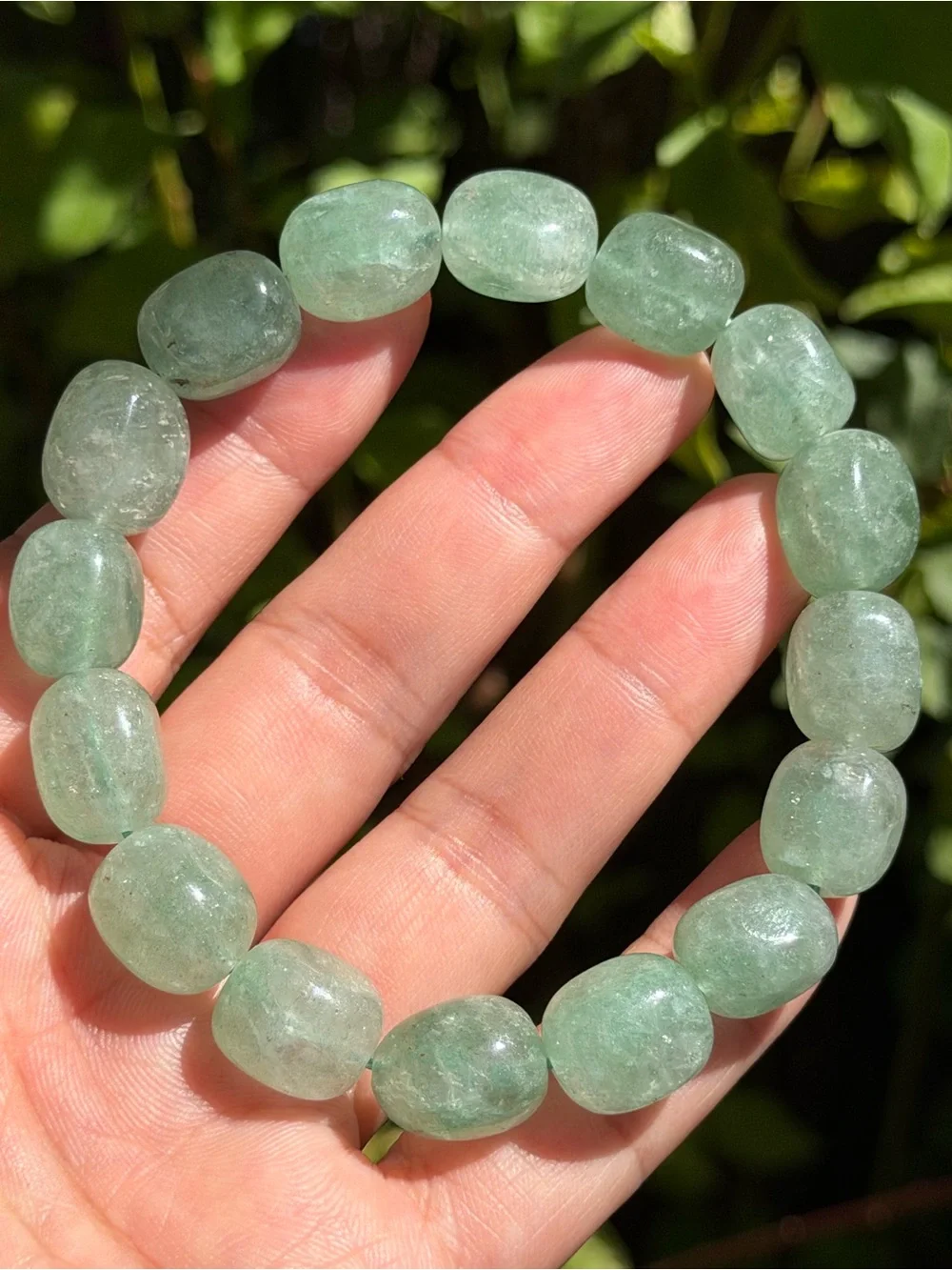 12mm green aventurine crystal gemstone bracelet 2231